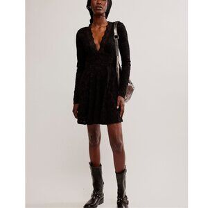 FREE PEOPLE All Yours Mini Dress / Black